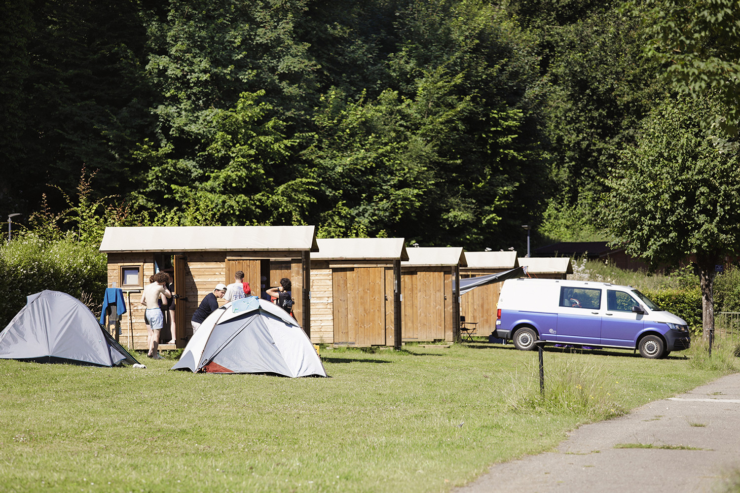Emplacements de camping en bord de Semois, Camping Le Florenville