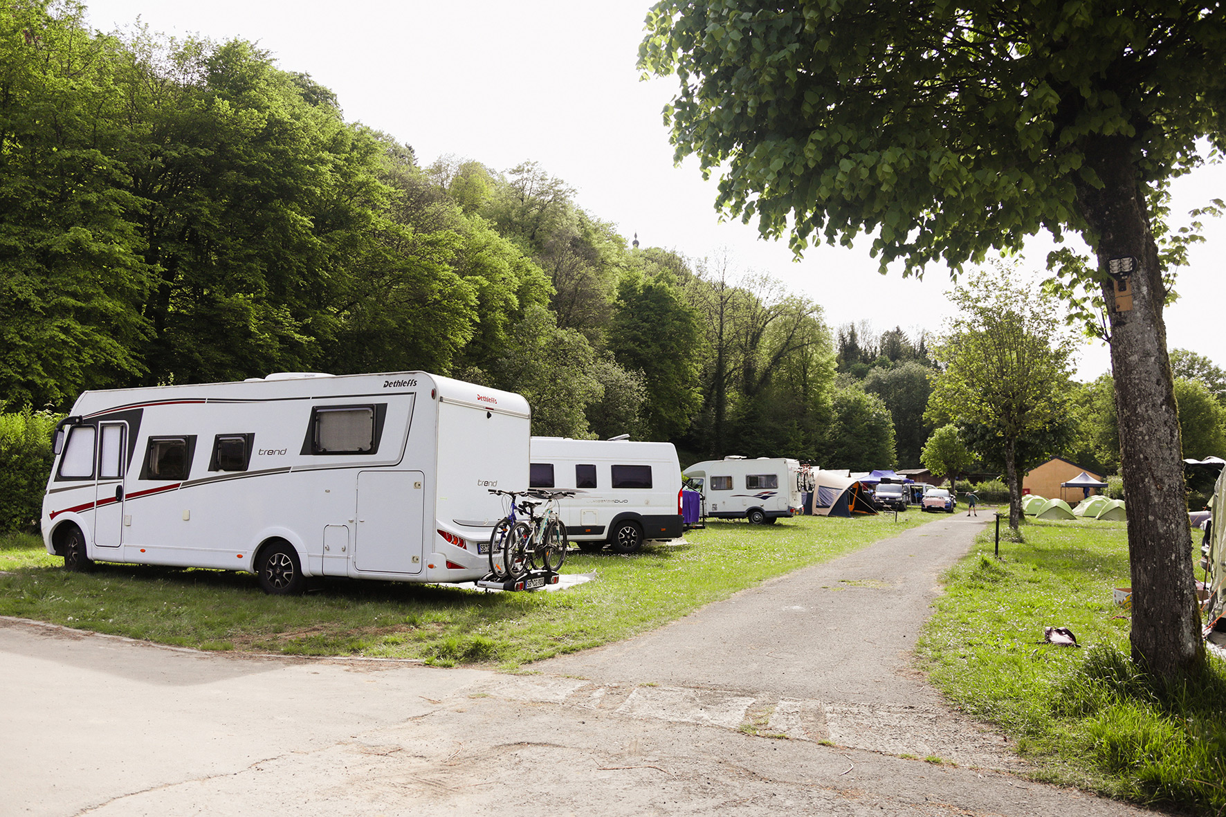 Camperplaats in de Gaume, Camping Le Florenville
