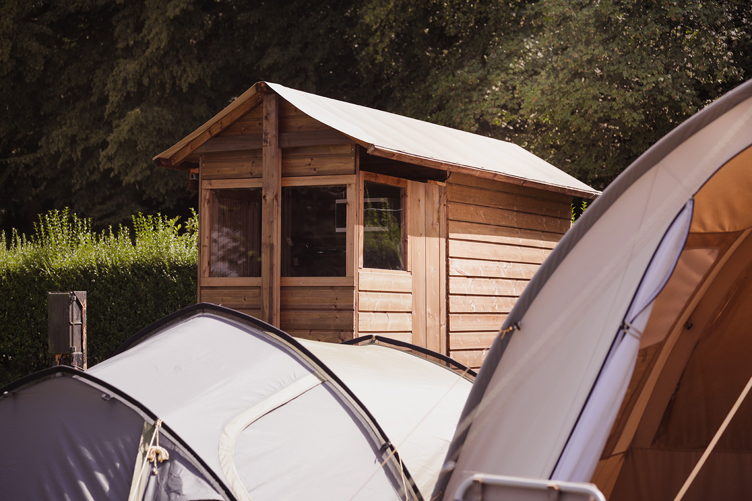 Camping pitch with private bathroom (Freecamp), Camping Le Florenville