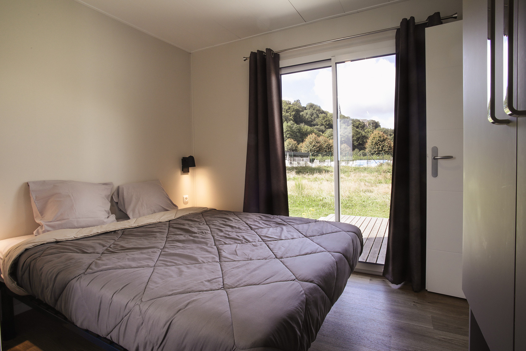 Een slaapkamer van de Lodge Suite
