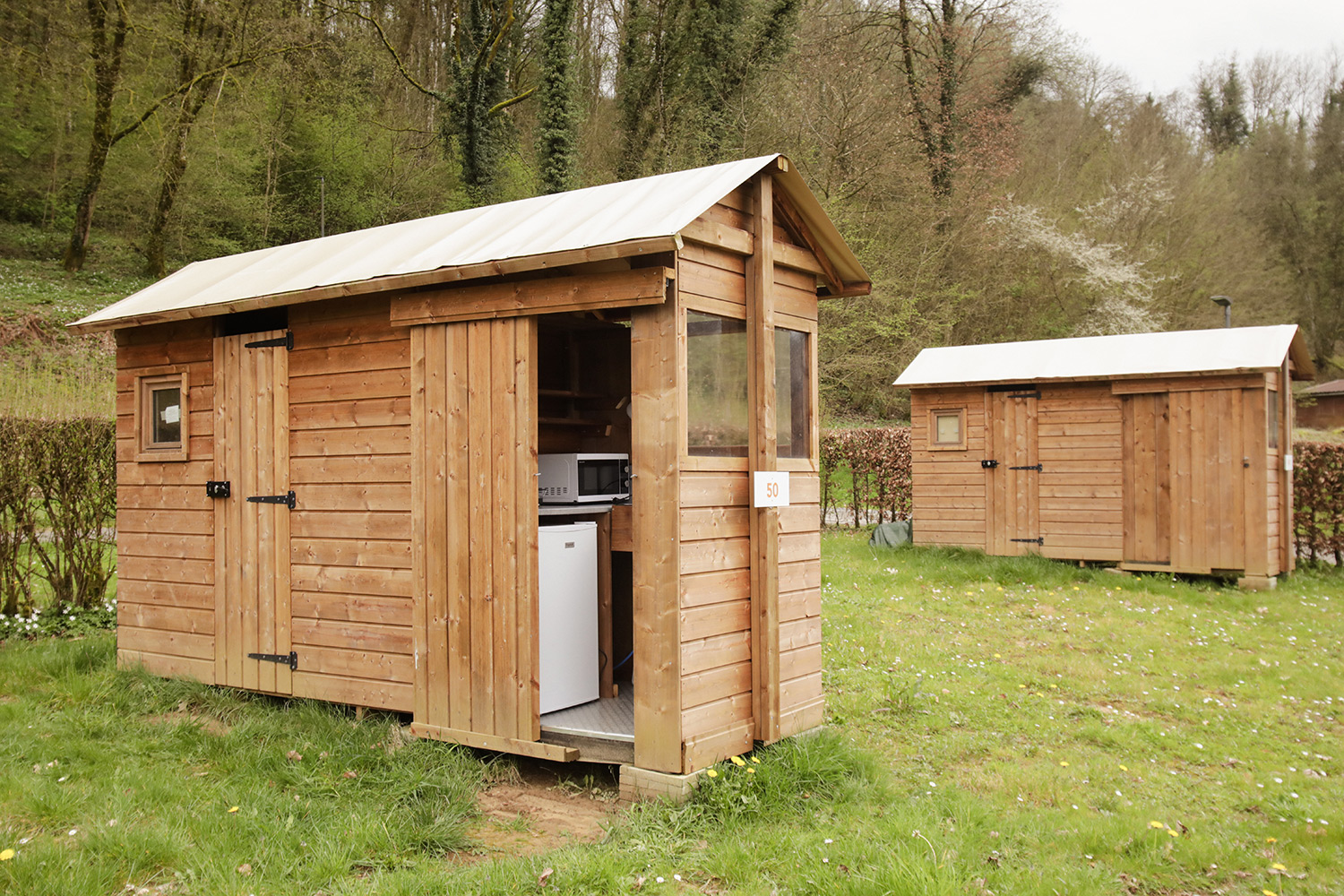 Camping pitch with private bathroom (Freecamp), Camping Le Florenville