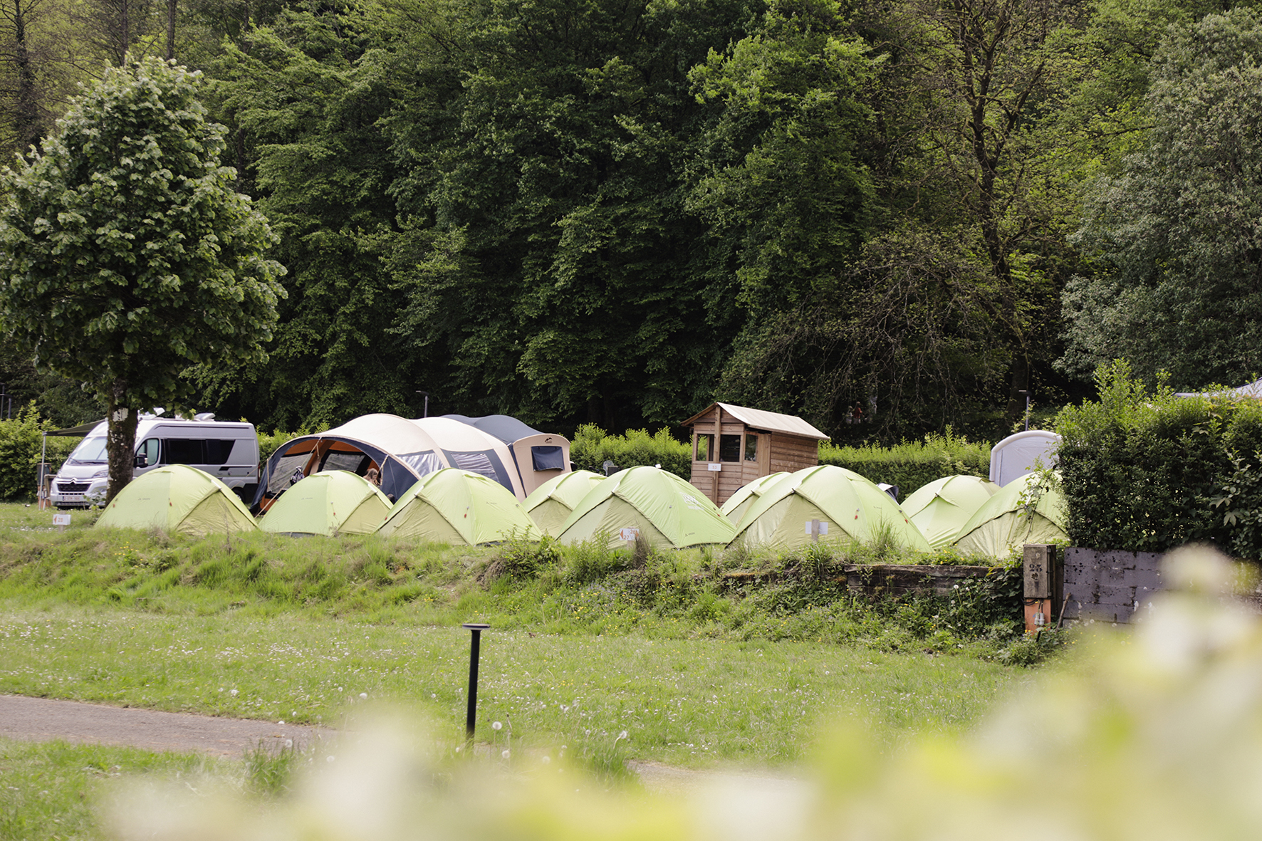 Camping pitch with private bathroom (Freecamp), Camping Le Florenville
