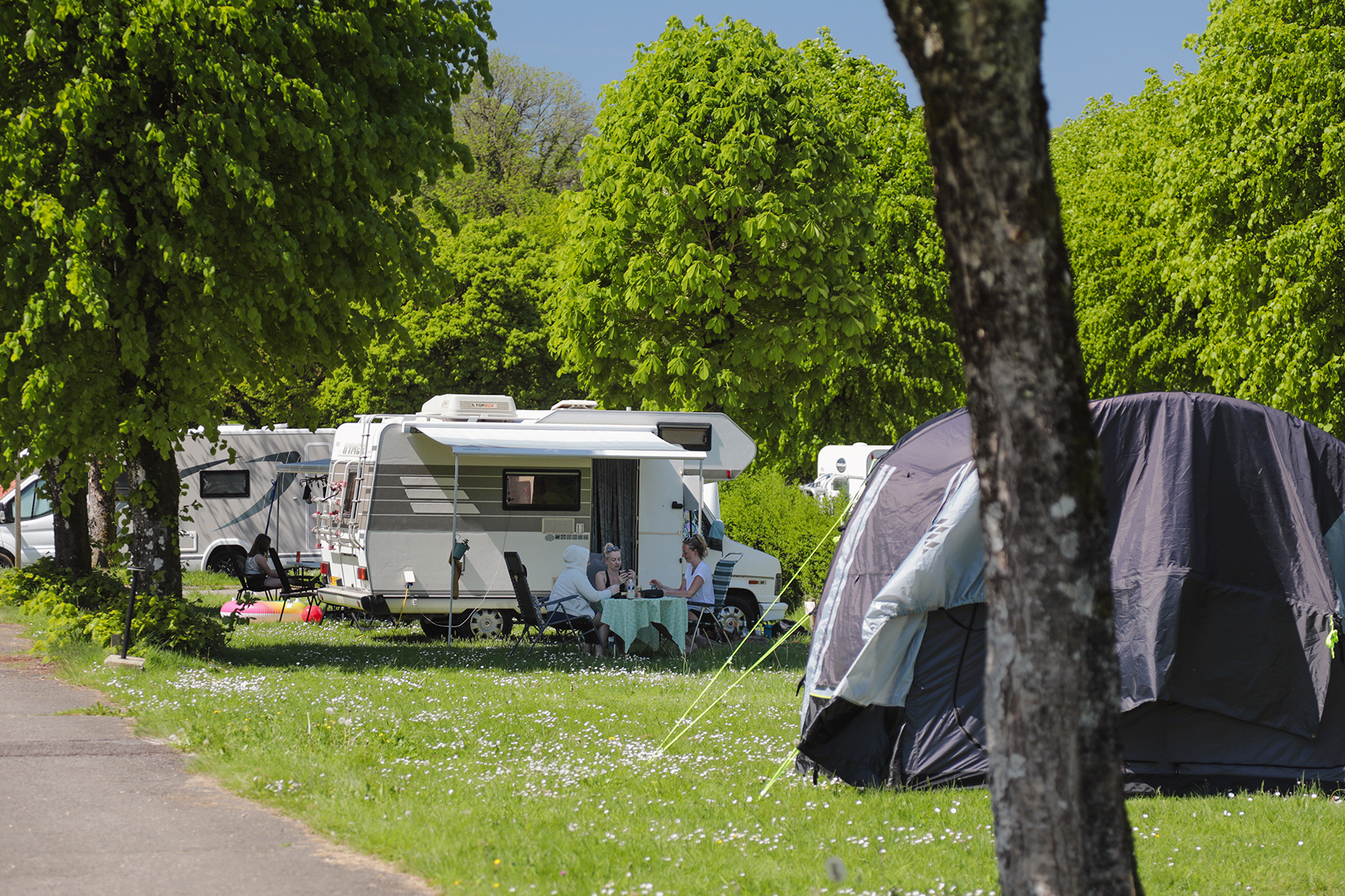 Camperplaats in de Gaume, Camping Le Florenville