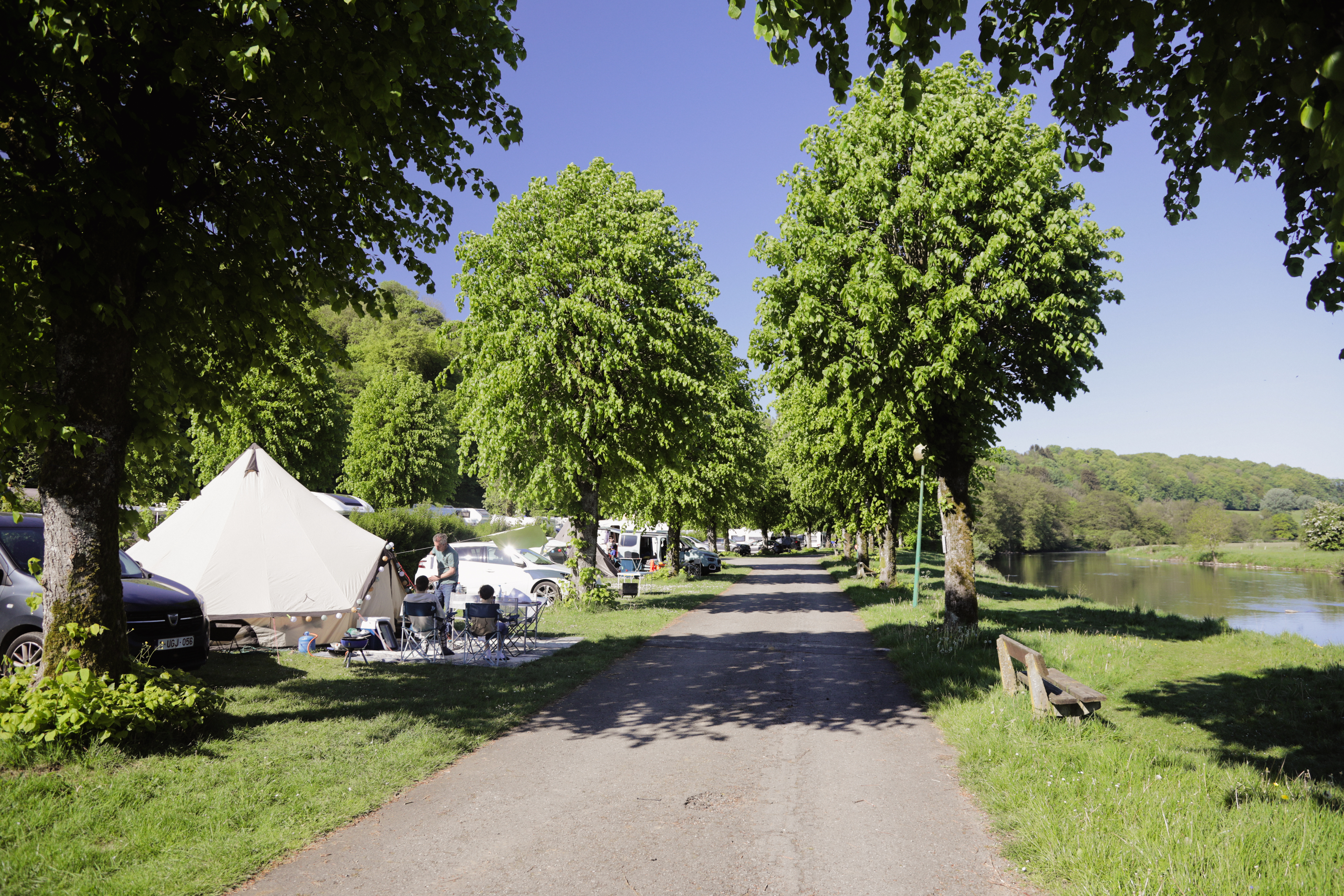 Camping pitches