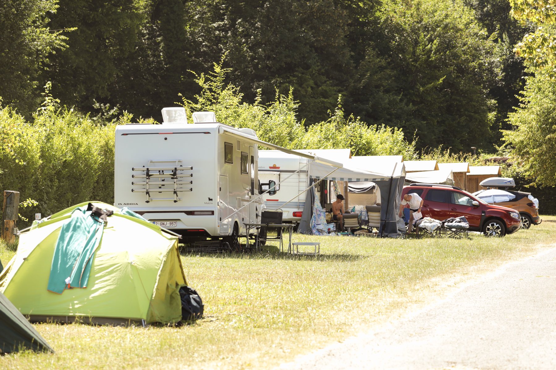 Camperplaats in de Gaume, Camping Le Florenville